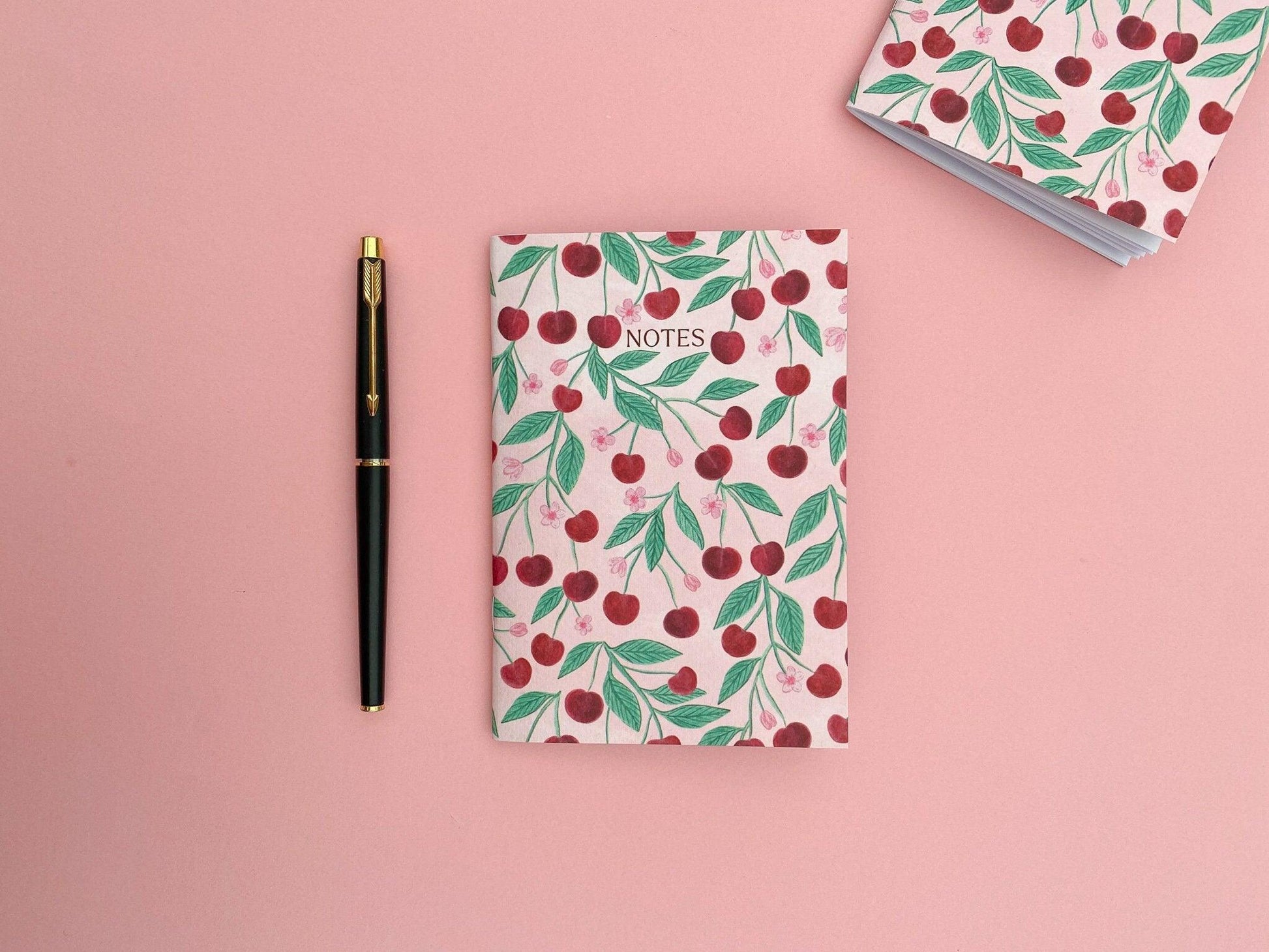 Cherry A6 Notebook - Sofia Papa Designs