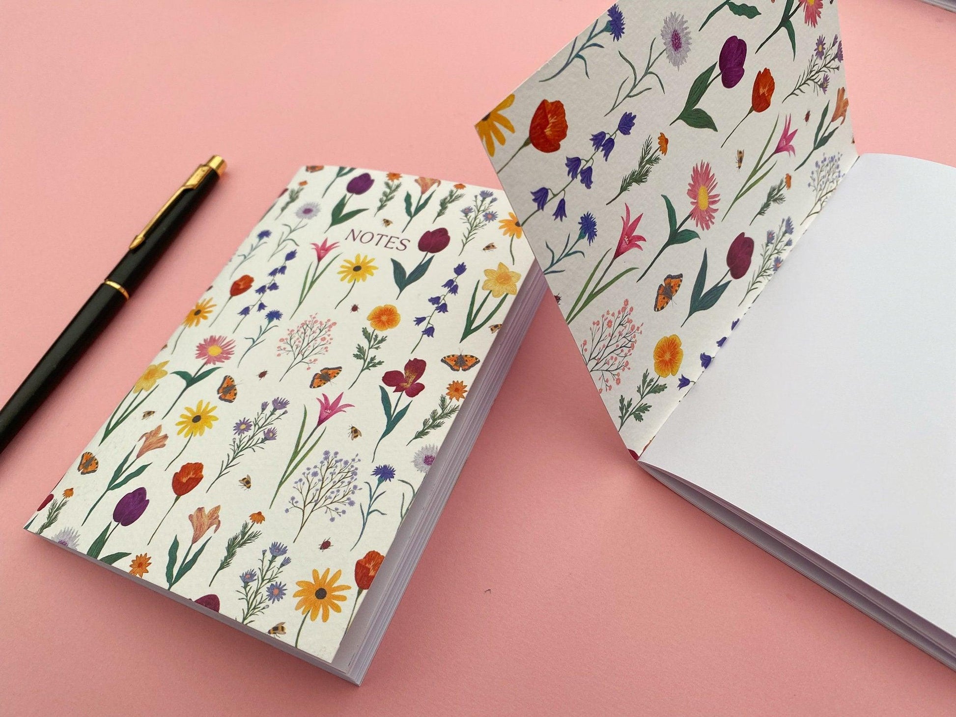 Floral A6 Notebook - Sofia Papa Designs