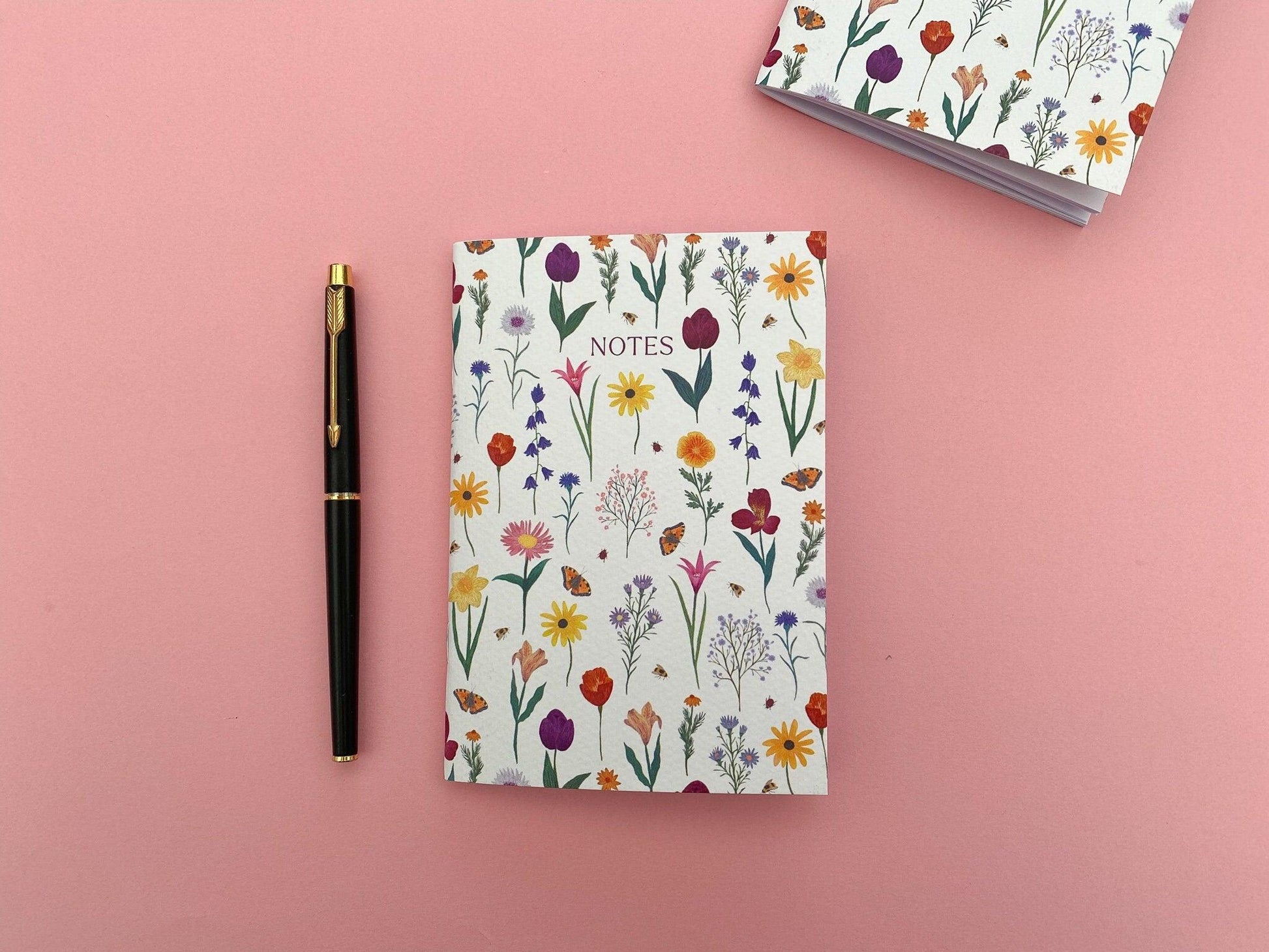 Floral A6 Notebook - Sofia Papa Designs
