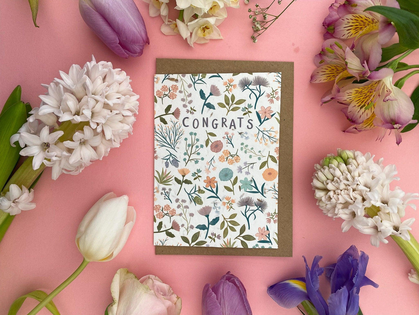Plantable Congrats card - Sofia Papa Designs