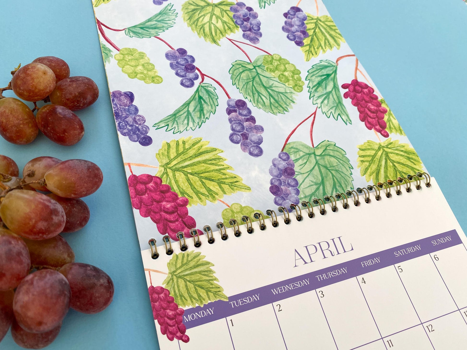 2025 Fruit calendar - Sofia Papa Designs