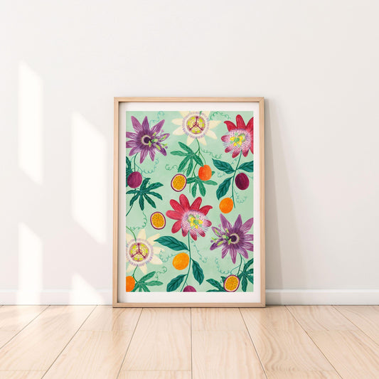 Passion fruit art print - Sofia Papa Designs