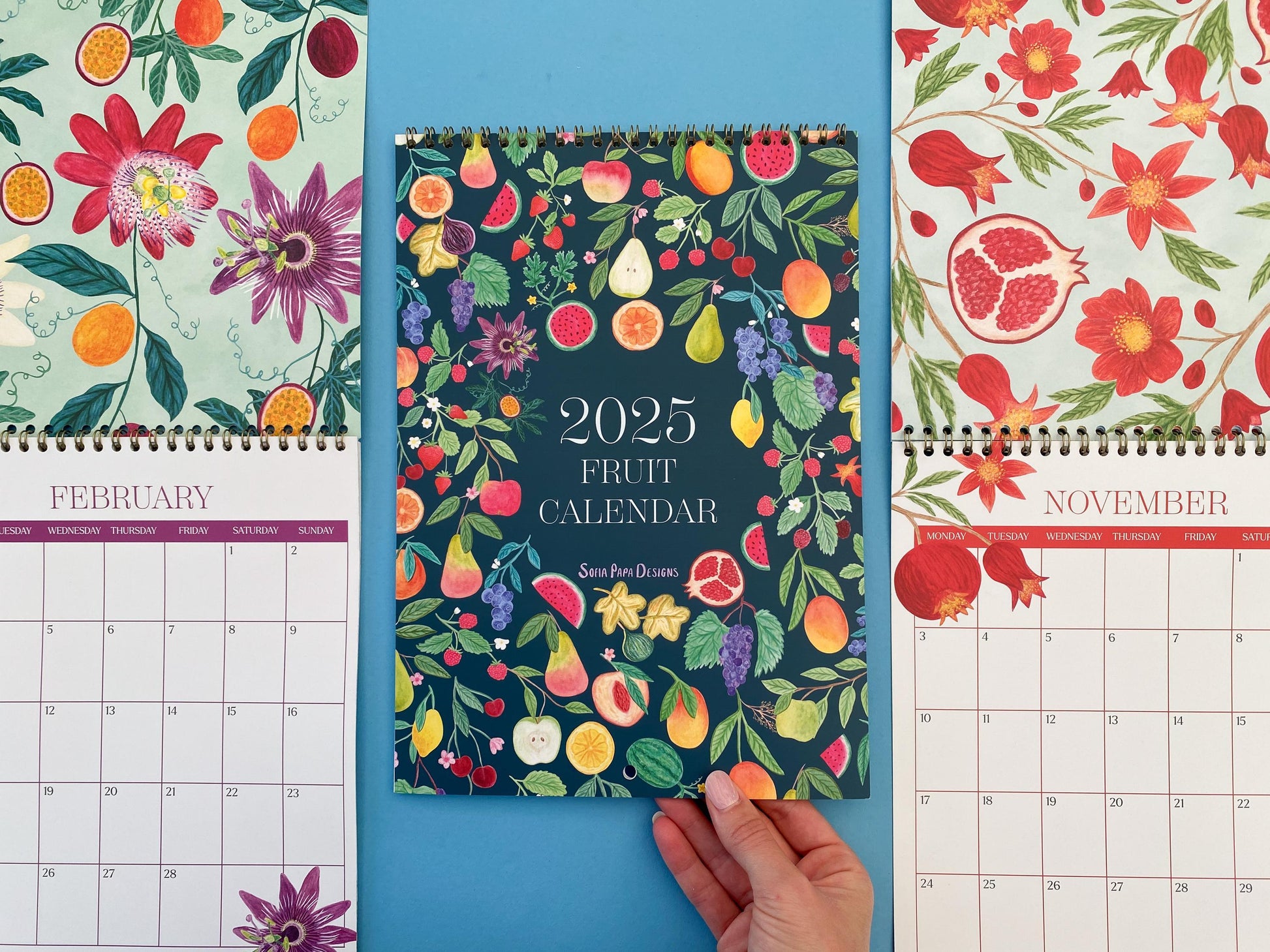 2025 Fruit calendar - Sofia Papa Designs