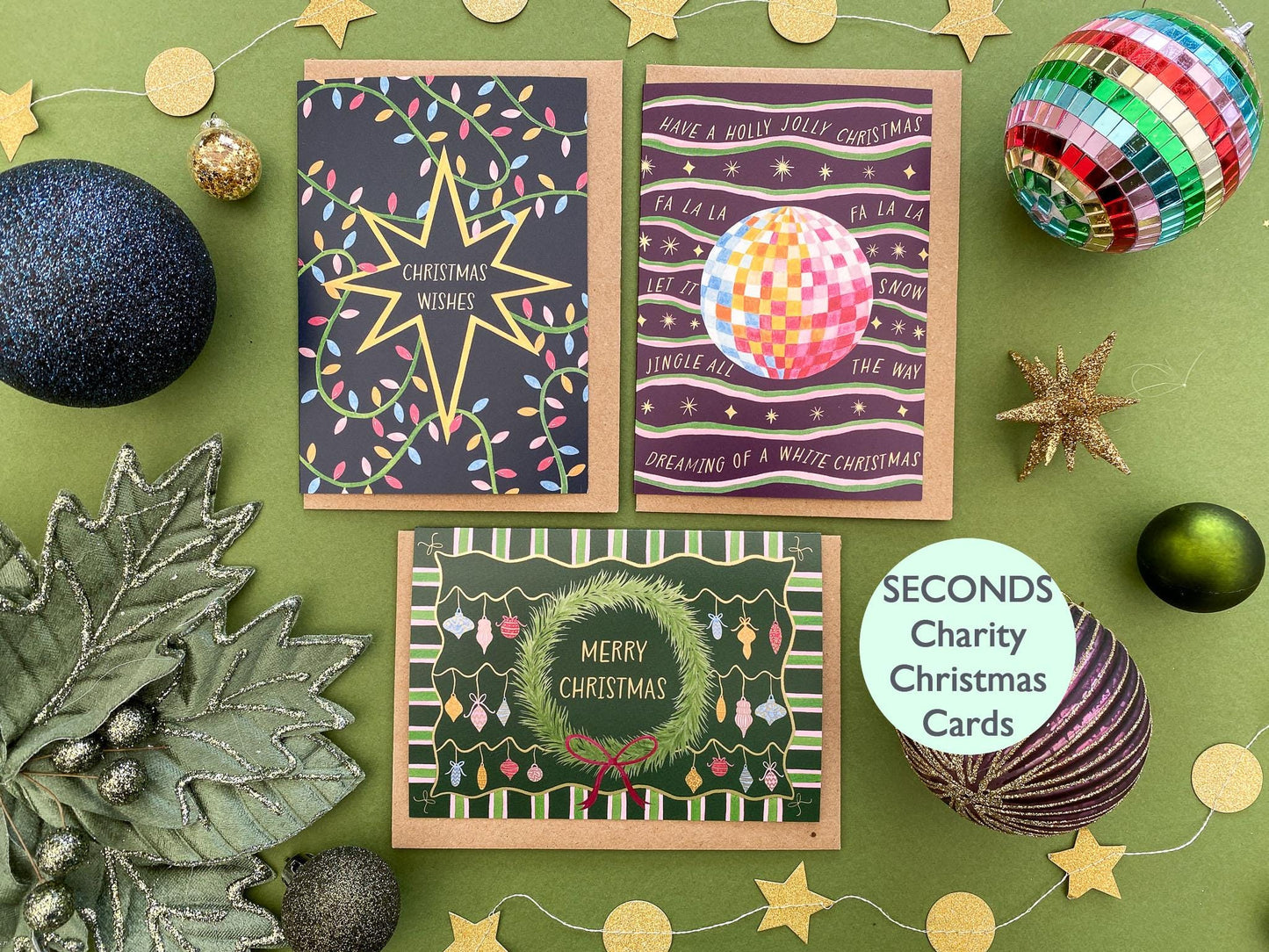 SECONDS Charity Christmas cards pack