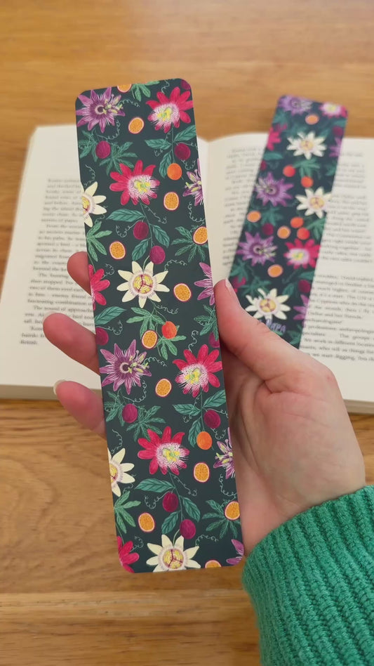 Passion flower bookmark